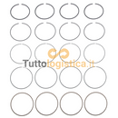 Fasce Elastiche Pistone STD per Motori Jungheinrich TotalSource | 269/51306995