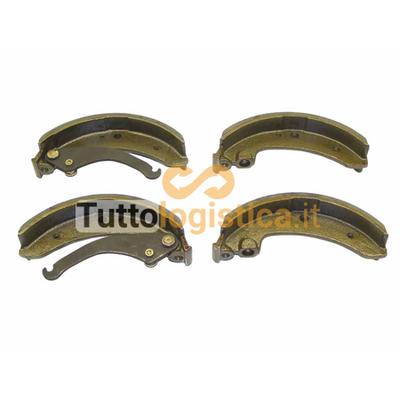Kit 4 Ganasce Freno 270x60 per Carrelli Elevatori Jungheinrich | 269/50236954