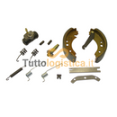 Kit ganasce freno sinistro 180x40 per carrelli elevatori Yale | 003/504056757