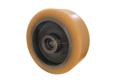 Ruota - Rullo stabilizzatrice in Polyurethane Ø140x55 mm - Cod. 643.068