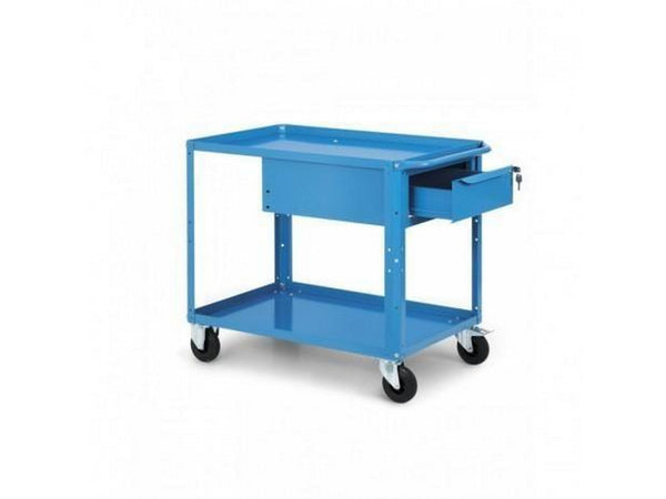 Carrello serie clever large con cassettiera montato con ruote