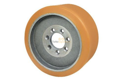 Ruota - Rullo motrice 350x140-80 in Vulkollan® - Cod. 637.034