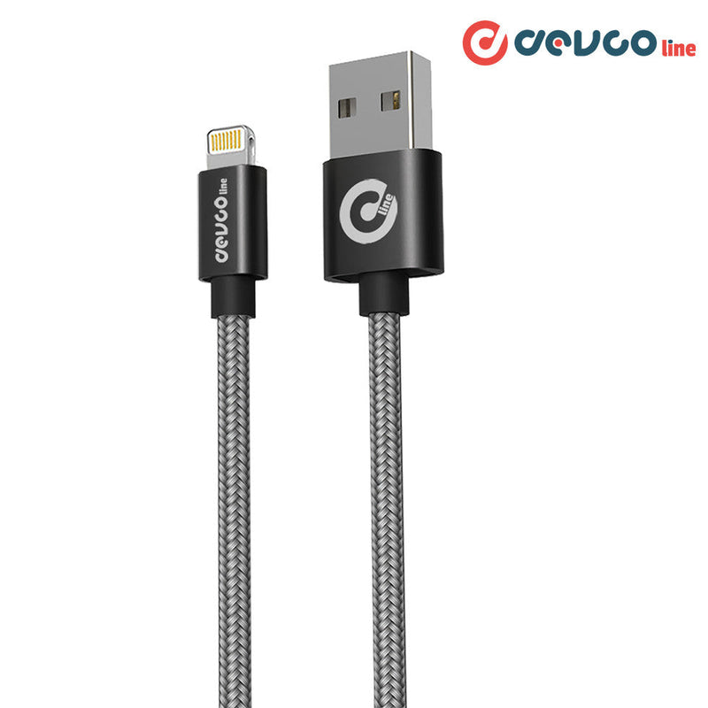 Cavo usb per iphone da 2m 2 metri ricarica rapida attacco usb-a / lightning