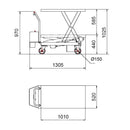 Piattaforma carrellata elettrica 500 kg