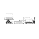 Piattaforma u extrabassa per sollevamento pallets