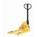 Transpallet modello corto con forche da mm 800 e 4 rulli anteriori