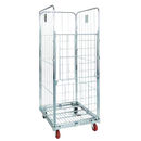 Rollcontainer standard con 4 pareti 715x805x1800h ruote ø106x40 in pp 2 fisse + 2 girevoli