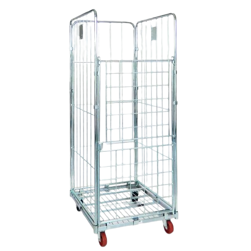 Rollcontainer standard con 4 pareti 715x805x1800h ruote ø106x40 in pp 2 fisse + 2 girevoli