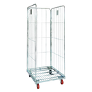 Rollcontainer standard con 3 pareti 715x805x1800h ruote ø106x40 in pp 2 fisse + 2 girevoli