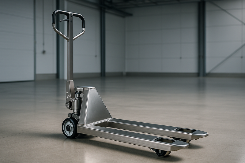 TRANSPALLET IN ACCIAIO INOX