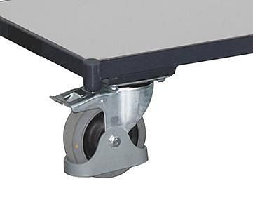 Variofit ruote / set in gomma piena elettricamente conduttivi (esd)