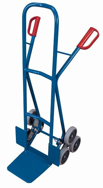 Carrello Porta Scale Variofit Con 2 Stelle A Tre Bracci Portata 200 Kg. Dimensioni Pala: 300 X 260 M