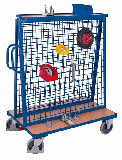 Carrello Portapezzi Variofit Con Capacità Di Stoccaggio 500 Kg Pneumatici In Gomma Termoplatica Sw-8