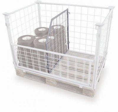 Divisorio per pallet variofit, angolato, zincato, zpa 80