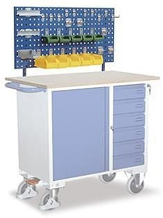 Parete portautensili variofit per carrelli da officina