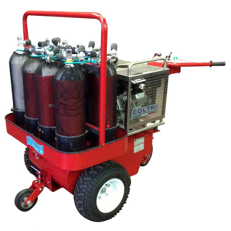 Mto1200 porta-bombole con compressore per (mto 1200) x 8 bombole