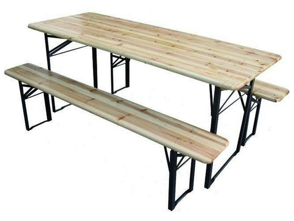 Tavoli legno birreria blinky180x50 cm0