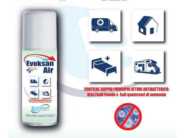 Stock 6 pz Spray sanificante per automezzi ed ambienti doppio principio attivo