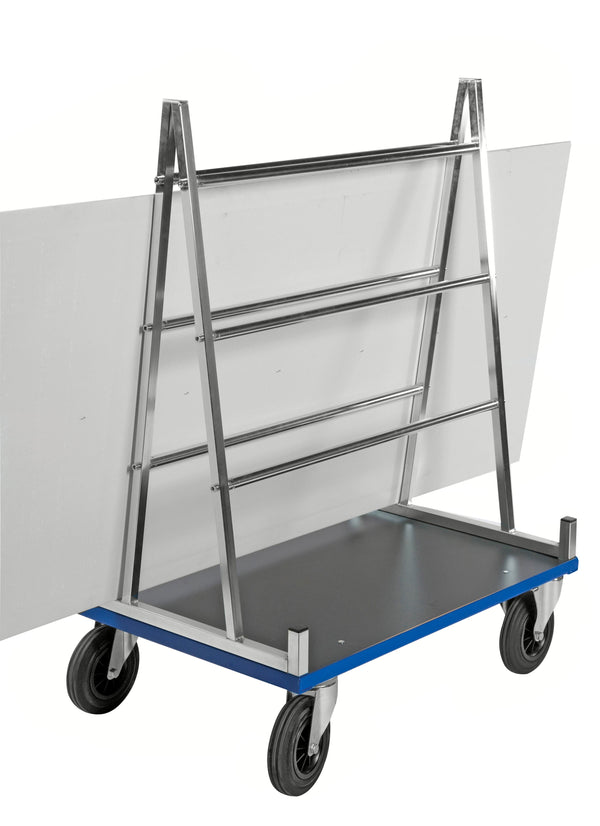 Carrello porta pannelli elettro galvanizzato km08400b carrello porta pannelli