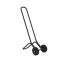 Carrello porta sedie nero km145730-s carrelli a due ruote