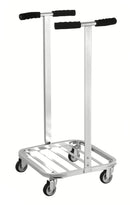 Carrello porta sacco  elettro galvanizzato km3025 carrelli per rifiuti