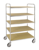Carrello portatutto esd con 5 ripiani
