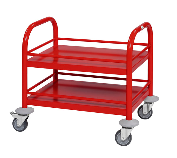 Mini carrello  rosso km71357-mini carrello portatutto