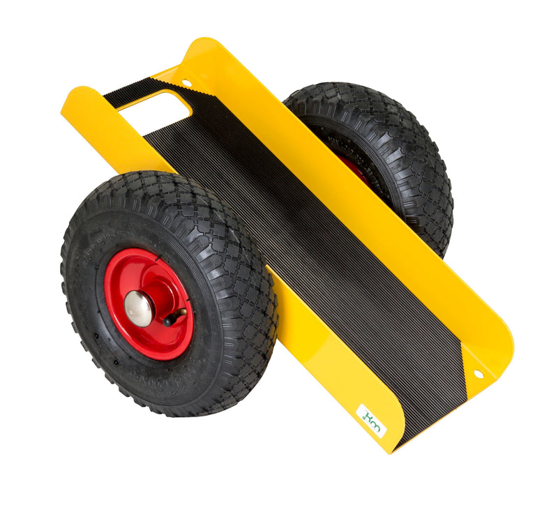 Carrello porta pannelli giallo km142650 carrello porta pannelli