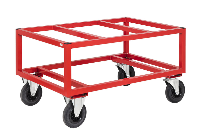 Carrello porta pallet 1200x1000 rosso km221-fin-rb carrelli porta-pallet