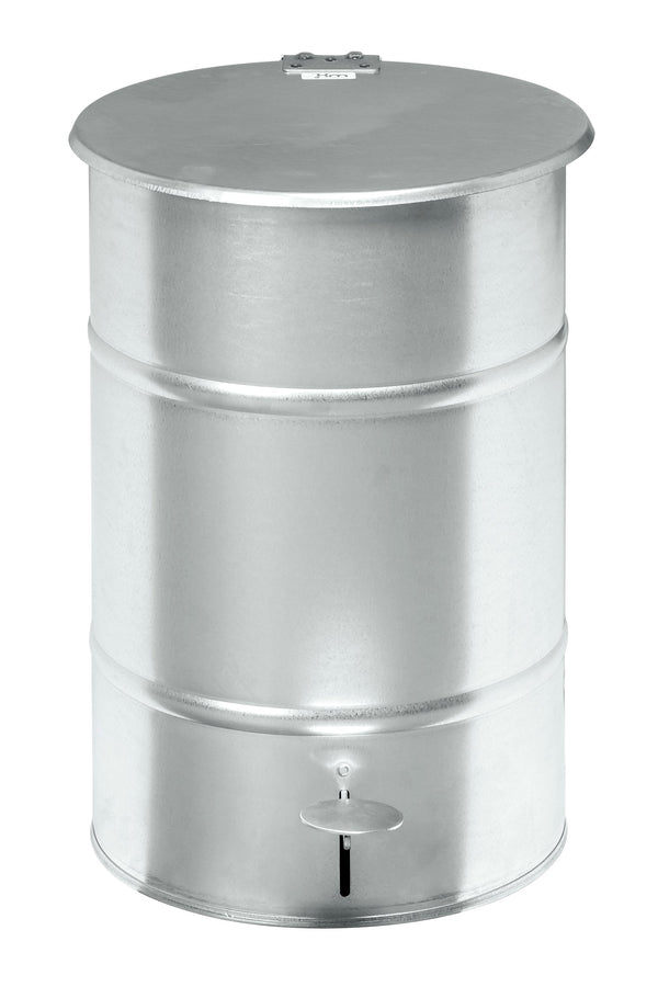 Contenitore rifiuti 30 l galvanizzati km30gf carrelli per rifiuti