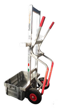 Carrello porta casse in alluminio per spesa e-commerce