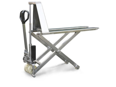 Transpallet a pantografo acciaio inox aisi304