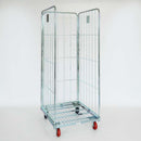 Rollcontainer standard con 3 pareti 715x805x1600h ruote ø106x40 in pp 2 fisse + 2 girevoli