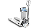 transpallet pesatore di precisione in acciaio inox