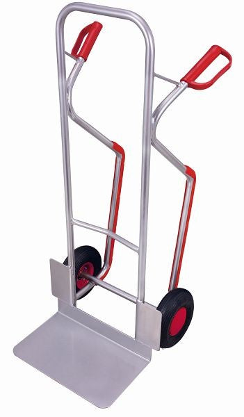 Carrello manuale variofit realizzato in alluminio con una grande capacità di carico della pala 200 kg