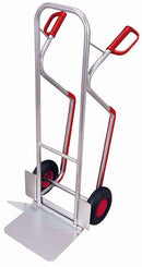 Carrello Porta Sacco Variofit In Alluminio Con Pala Pieghevole Capacità Di Carico 200 Kg Dimensioni