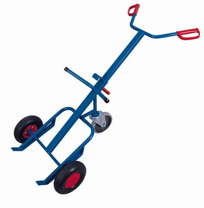 Carrello A Botte Variofit Con Ruota Di Supporto Girevole Portata 250 Kg