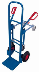 Carrello Manuale Variofit In Acciaio Con Ruota Di Supporto Capacità Carico 250 Kg Dimensioni Benna: