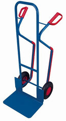 Carrello Manuale Variofit In Acciaio Con Una Grande Pala Capacità Di Carico 250 Kg. Dimensioni Pala: