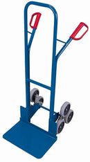 Carrello Porta Scale Variofit Con Ruote A Tre Bracci Capacità Di Carico 200 Kg. Dimensioni Benna: 48