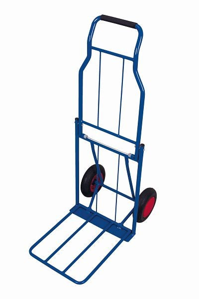 Carrello manuale variofit, pieghevole, peso 10 kg, capacità di carico 80 kg, dimensioni pala: pneumatici 377 x 452 mm (l / p), sk-710.420