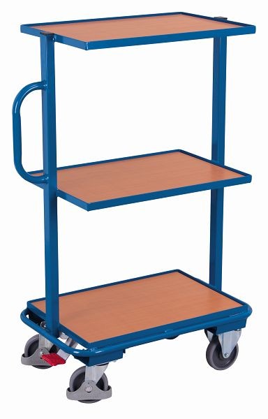 Carrello Laterale Variofit Con 3 Ripiani In Legno Dimensioni Esterne: 818 X 455 1.150 Mm (L / P A) C