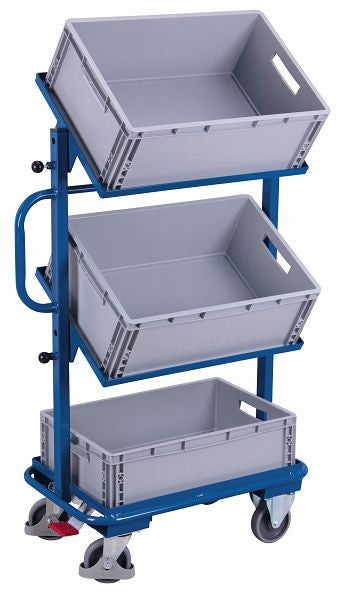 Carrello Laterale Variofit Con 3 Scatole Di Plastica Dimensioni Esterne: 818 X 455 1.340 Mm L / P A)