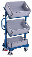 Carrello Laterale Variofit Con 3 Scatole Di Plastica Dimensioni Esterne: 818 X 455 1.340 Mm L / P A)