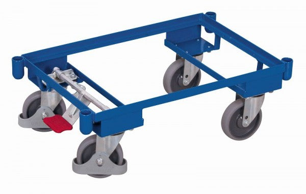 VARIOfit Euro-System-Roller con manicotti angolari, capacità di carico: 250 kg Pneumatici in gomma termoplastica EasySTOP su un lato, sw-410.060