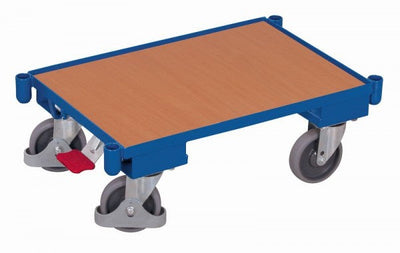 Variofit Eurosystemroller Con Base E Manicotti Angolari Capacità Di Carico: 250 Kg Pneumatici In Gom