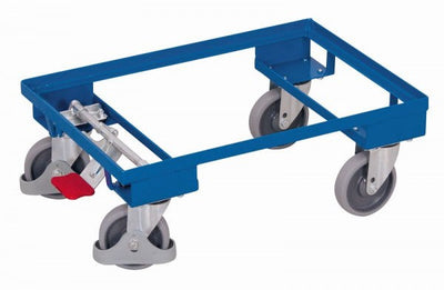 Variofit Euro-System-Roller Area Di Carico: 605 X 410 Mm (L / P) Capacità 250 Kg Pneumatici In Gomma