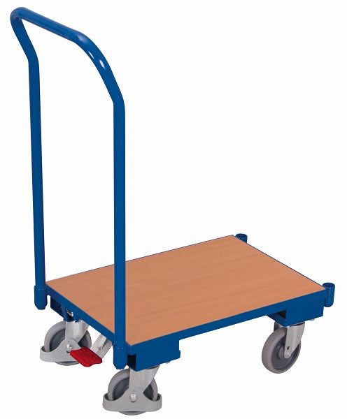 Variofit Euro-System-Roller Con Maniglia Di Spinta Capacità Carico: 250 Kg Pneumatici In Gomma Termo