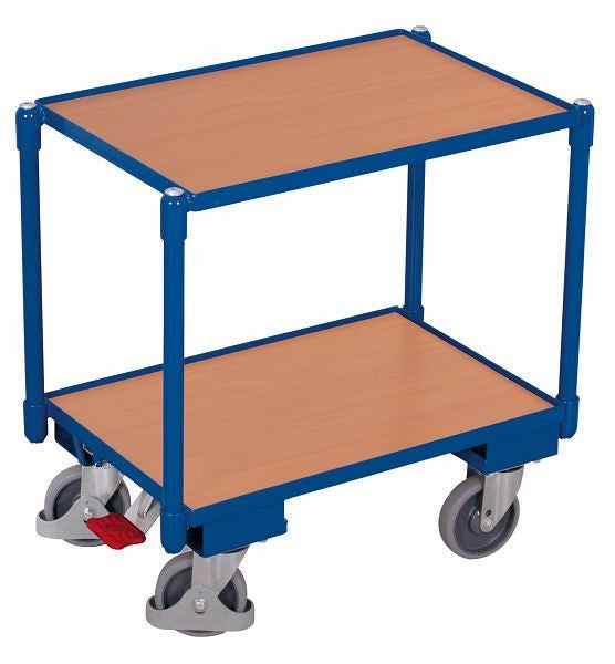 Variofit Euro-System-Roller Con 2 Piani Di Carico Capacità Carico: 250 Kg Pneumatici In Gomma Termop