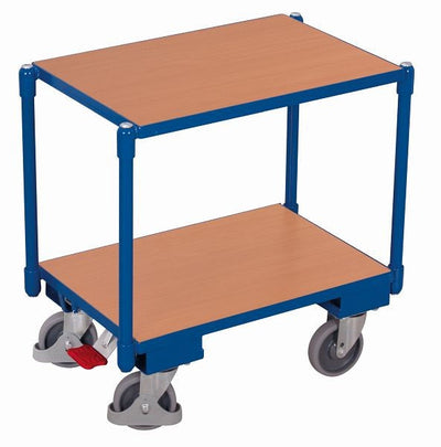 Variofit Euro-System-Roller Con 2 Piani Di Carico Capacità Carico: 250 Kg Pneumatici In Gomma Termop